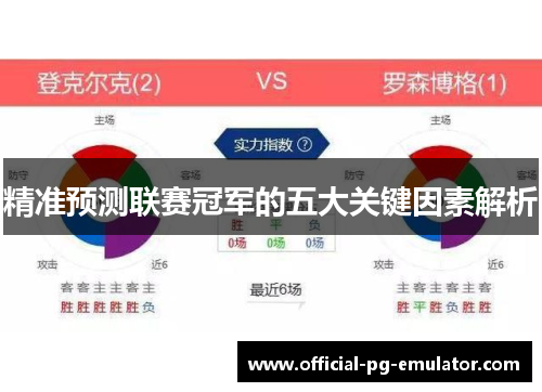 精准预测联赛冠军的五大关键因素解析